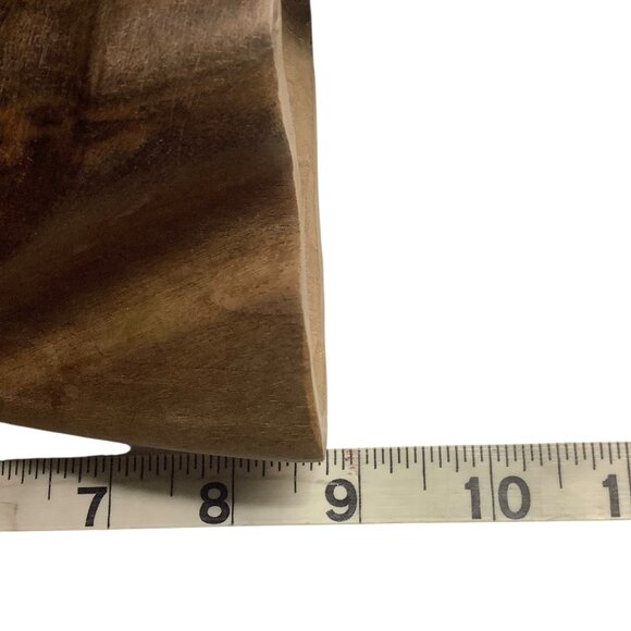 Vintage Vikinca Ecuador Hand Carved Wooden Madonna Child Mother Baby Art Deco 9" - Picture 4 of 4